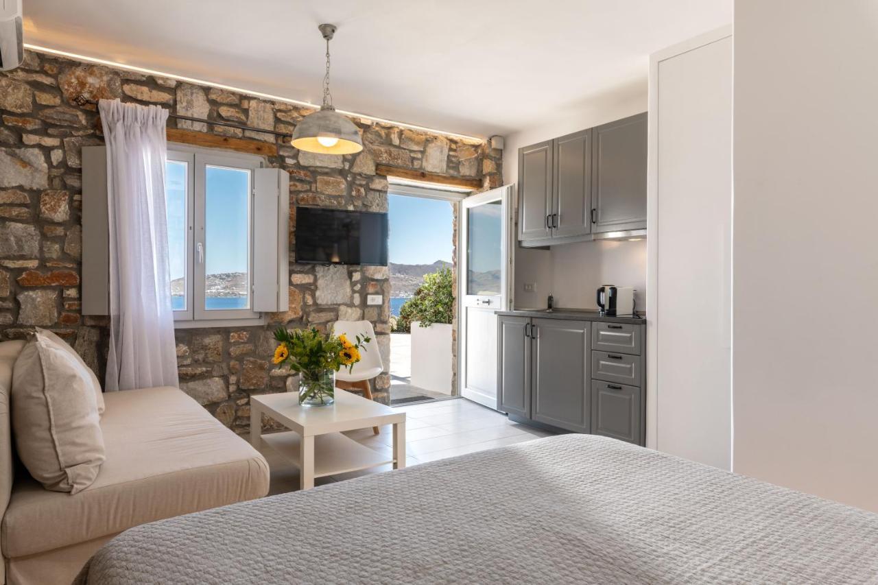 Aegean View Apartments Mykonos Agios Ioannis Diakoftis ภายนอก รูปภาพ
