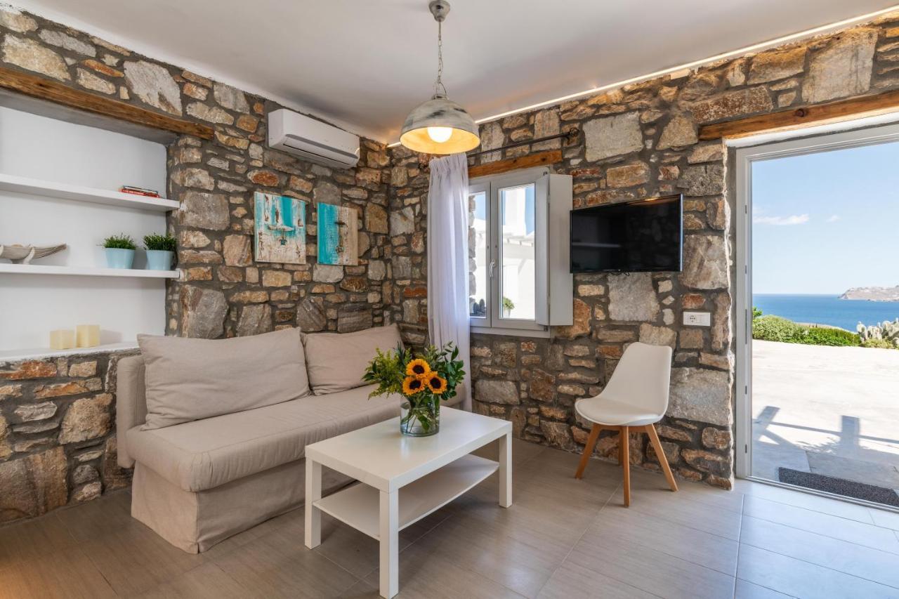 Aegean View Apartments Mykonos Agios Ioannis Diakoftis ภายนอก รูปภาพ