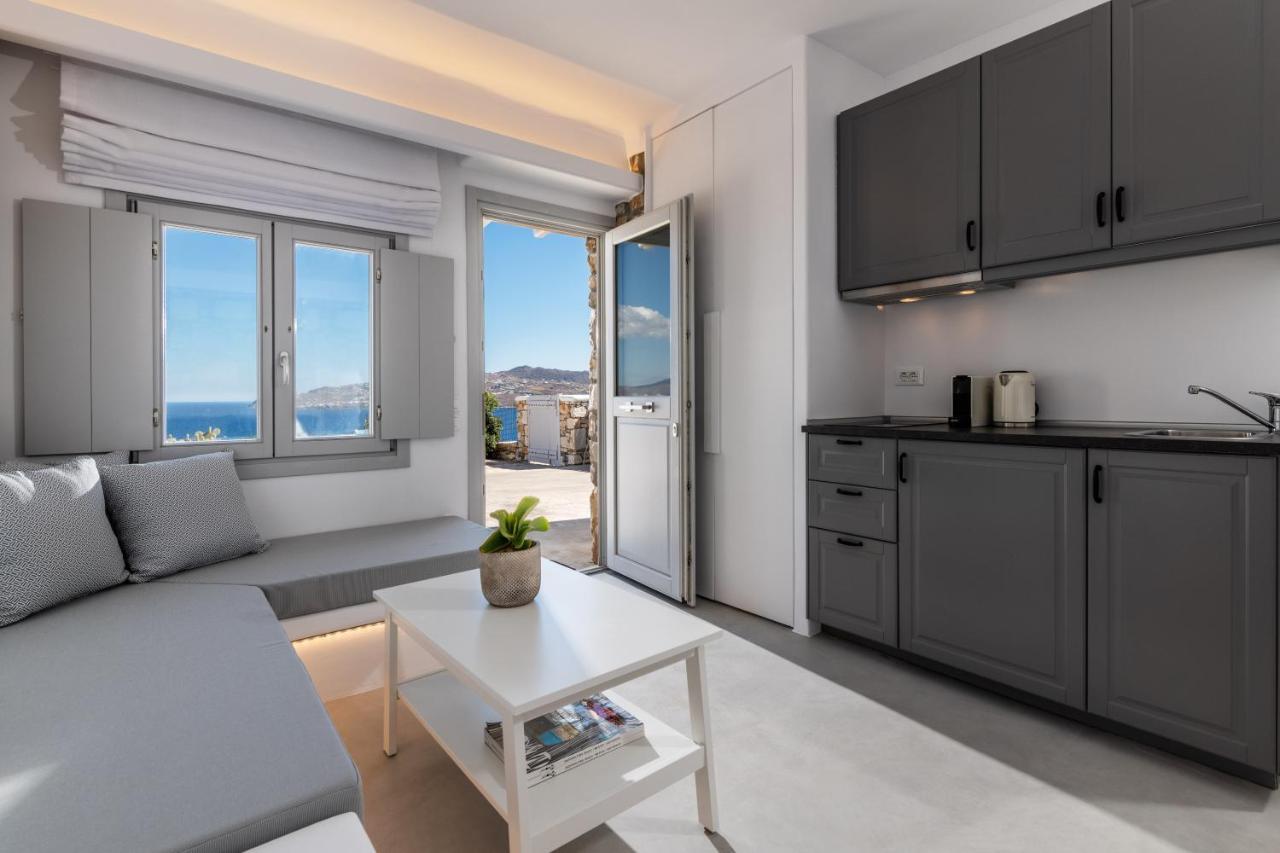 Aegean View Apartments Mykonos Agios Ioannis Diakoftis ภายนอก รูปภาพ
